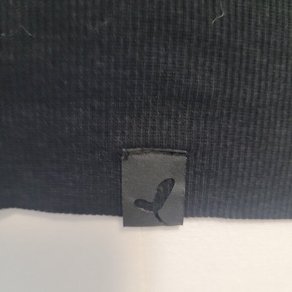 Community Black Zip Front Hooded Jacket Size M - Picture 10 of 12